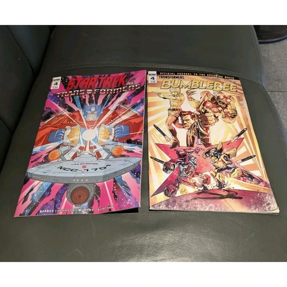 Transformers Comic Lot Star Trek vs Transformers #4 Bumblebee #4 IDW Sci-Fi